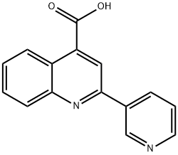 2-PYRIDIN-3-YL-QUINOLINE-4-CARBOXYLIC ACID Struktur