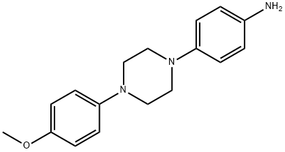 1-(4-AMINOPHENYL)-4-(4-METHOXYPHENYL)PIPERAZINE Struktur