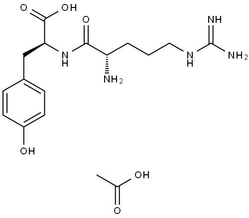 H-ARG-TYR-OH ACETATE SALT Struktur