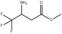 METHYL 3-AMINO-4,4,4-TRIFLUOROBUTYRATE Struktur