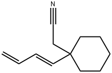 Cyclohexaneacetonitrile, 1-(1E)-1,3-butadienyl- (9CI) Struktur