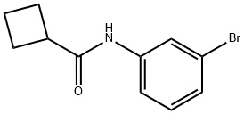 Cyclobutanecarboxamide, N-(3-bromophenyl)- (9CI) Struktur