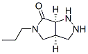 Pyrrolo[3,4-c]pyrazol-6(1H)-one, hexahydro-5-propyl-, cis- (9CI) Struktur