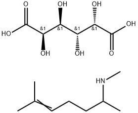 Isometheptene mucate Struktur