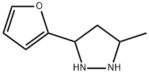 Pyrazolidine,  3-(2-furanyl)-5-methyl- Struktur