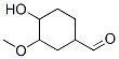 Cyclohexanecarboxaldehyde, 4-hydroxy-3-methoxy- (9CI) Struktur