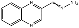 2-Quinoxalinecarboxaldehyde,  hydrazone Struktur