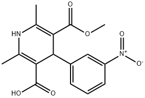 5-(Methoxycarbonyl)-2,6-dimethyl-4-(3-nitrophenyl)-1,4-dihydropyridine-3-carboxylic acid