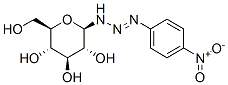 beta-D-glucopyranosyl-4-nitrophenyltriazene Struktur