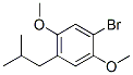 1-Bromo-2,5-dimethoxy-4-(2-methylpropyl)benzene Struktur