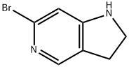 1H-Pyrrolo[3,2-c]pyridine, 6-broMo-2,3-dihydro- Struktur