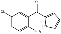 (2-Amino-5-chlorophenyl)(1H-pyrrol-2-yl) ketone Struktur