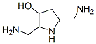 3-Pyrrolidinol, 2,5-bis(aminomethyl)- (9CI) Struktur