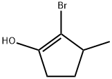 1-Cyclopenten-1-ol,  2-bromo-3-methyl- Struktur