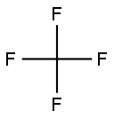 Carbon tetrafluoride Struktur