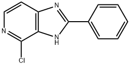 4-Chloro-2-phenyl-1H-imidazo(4,5-c)pyridine Struktur