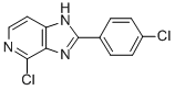 4-Chloro-2-(4-chlorophenyl)-imidazo(4,5-c)pyridine Struktur