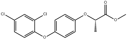 Methyl (2S)-2-[4-(2,4-dichlorophenoxy)phenoxy]propanoate Struktur