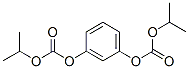 propan-2-yl (3-propan-2-yloxycarbonyloxyphenyl) carbonate Struktur