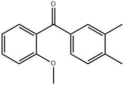 3,4-DIMETHYL-2'-METHOXYBENZOPHENONE Struktur