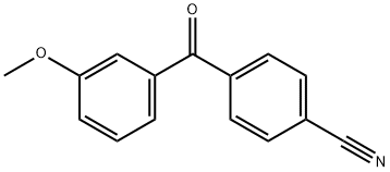 4-CYANO-3'-METHOXYBENZOPHENONE Struktur