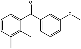 2,3-DIMETHYL-3'-METHOXYBENZOPHENONE Struktur