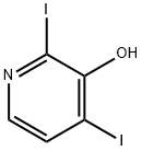 2,4-Diiodo-3-hydroxypyridine Struktur