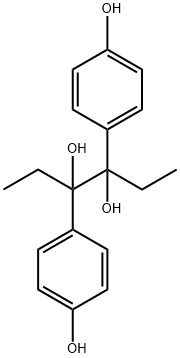 3,4-BIS(4-HYDROXYPHENYL)-3,4-HEXANEDIOL Struktur