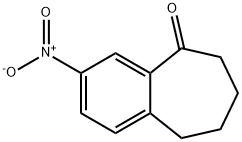 3-NITRO-6,7,8,9-TETRAHYDRO-5H-BENZO[7]ANNULEN-5-ONE Struktur