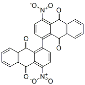 4,4'-Dinitro-1,1'-bianthracene-9,9',10,10'-tetrone Struktur