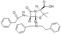 benethamine penicillin Struktur