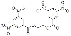 1-(3,5-dinitrobenzoyl)oxypropan-2-yl 3,5-dinitrobenzoate Struktur