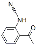 Cyanamide, (2-acetylphenyl)- (9CI) Struktur