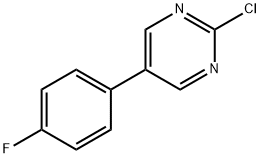 PyriMidine, 2-chloro-5-(4-fluorophenyl)- Struktur