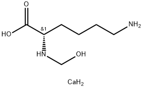 calcium bis[N2-(hydroxymethyl)-L-lysinate] Struktur