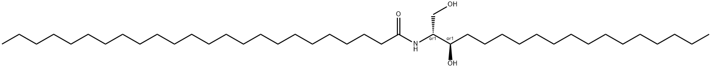 N-LIGNOCEROYL-DL-DIHYDROSPHINGOSINE Struktur