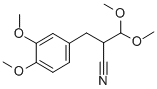 B-(3,4-DIMETHOXYPHENYL)-A-CYANOPROPIONALDEHYDE DIMETHYLACETAL Struktur