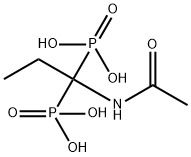 Phosphonic acid, [1-(acetylaMino)propylidene]bis- (9CI) Struktur