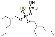 Diphosphoric acid, bis(2-ethylhexyl) ester Struktur