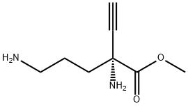 Ornithine, 2-ethynyl-, methyl ester (9CI) Struktur