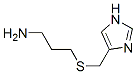 1-Propanamine,  3-[(1H-imidazol-4-ylmethyl)thio]-  (9CI) Struktur