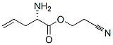 4-Pentenoicacid,2-amino-,2-cyanoethylester,(2S)-(9CI) Struktur