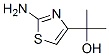 4-Thiazolemethanol,  2-amino--alpha-,-alpha--dimethyl- Struktur