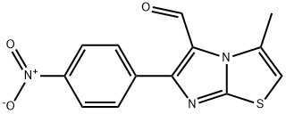 3-METHYL-6-(4-NITROPHENYL)IMIDAZO[2,1-B]THIAZOLE-5-CARBOXALDEHYDE Struktur