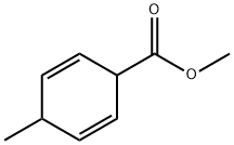 2,5-Cyclohexadiene-1-carboxylicacid,4-methyl-,methylester(9CI) Struktur