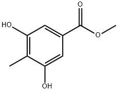 METHYL 3,5-DIHYDROXY-4-METHYLBENZOATE Struktur