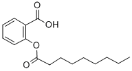 Benzoic acid, 2-((1-oxononyl)oxy)- Struktur