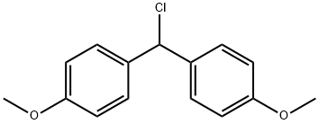 BIS(4-METHOXYPHENYL)METHYL CHLORIDE Struktur