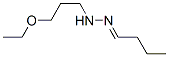 Butanal (2-ethoxyethyl)methyl hydrazone Struktur