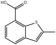 2-METHYLBENZO[B]THIOPHENE-7-CARBOXYLIC ACID Struktur